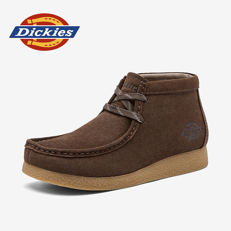 Dickies马丁靴男款2026新款夏季英伦男鞋袋鼠鞋男士中帮工装靴子