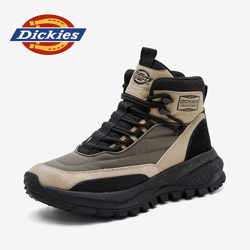 Dickies马丁靴男款2026新款男鞋冬季男靴中帮沙漠靴男士工装靴子