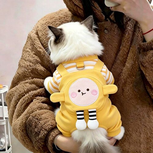 狗狗衣服春秋薄款背带裤泰迪比熊雪纳瑞小型犬可牵引宠物四脚衣