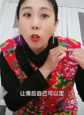 纯棉花手工定制背带裤马甲裤连体棉裤老人孕妇男女款加厚保暖2斤