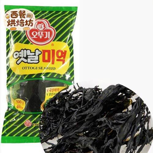 韩国进口不倒翁海带100g干裙带菜40人韩国海带汤材料407