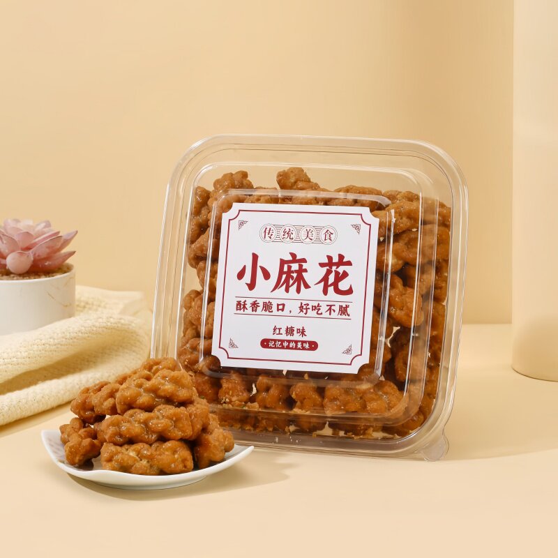 红糖小麻花迷你香酥小麻花零食香葱味解馋小零食各种好吃小零食