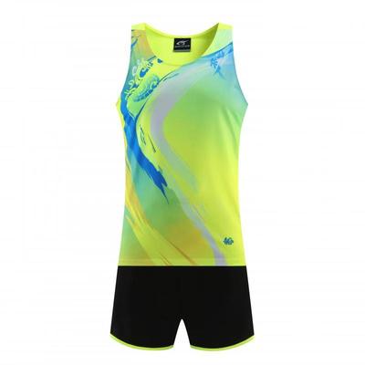 田径服套装男马拉松跑步比赛训练背心短裤体考速干运动衣服女