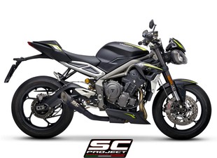 SC排气 正版 凯旋STREET TRIPLE765S S1系列 机车改装 CRT 原装