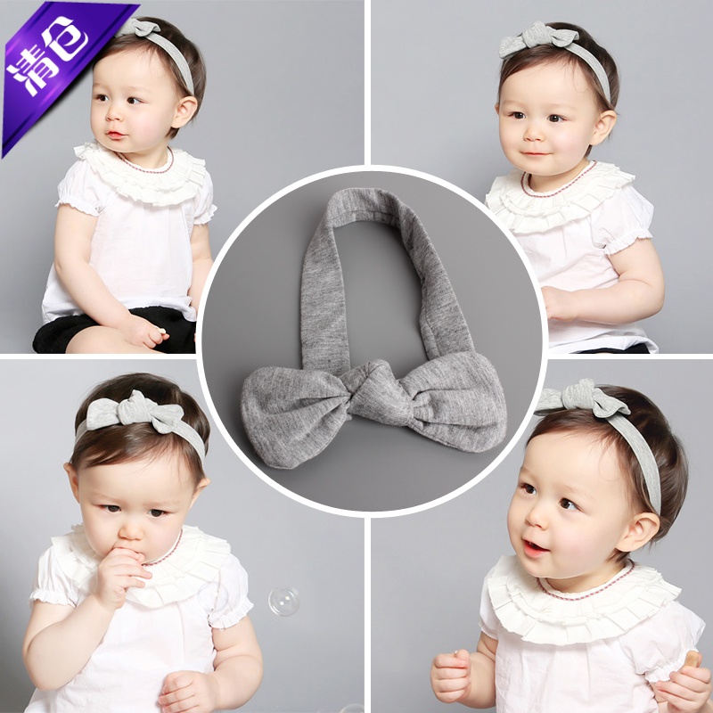 韩版婴儿柔软纯棉发饰品