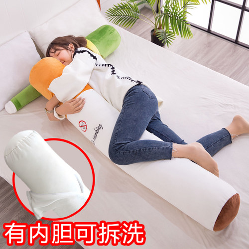 香烟抱枕男生款睡觉长条形毛绒玩具一根烟夹腿酒瓶超大号圆柱枕头 - 封面
