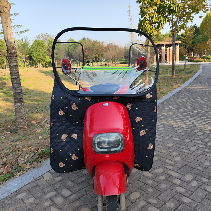 電動車前擋風罩電瓶車擋風板