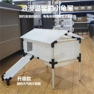 乌龟专用饲养箱陆龟半水龟生态造景龟箱水陆两用多功能乌龟爬台