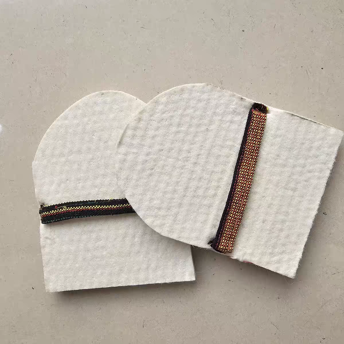 一对护手毡毛套 礼佛拜佛 佛垫磕大头禅修垫大礼拜垫便家用