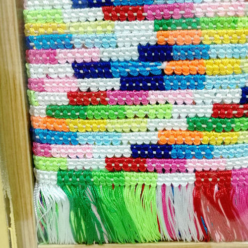 佛堂装饰用品 五彩筒 桌布等用品 彩色穗子