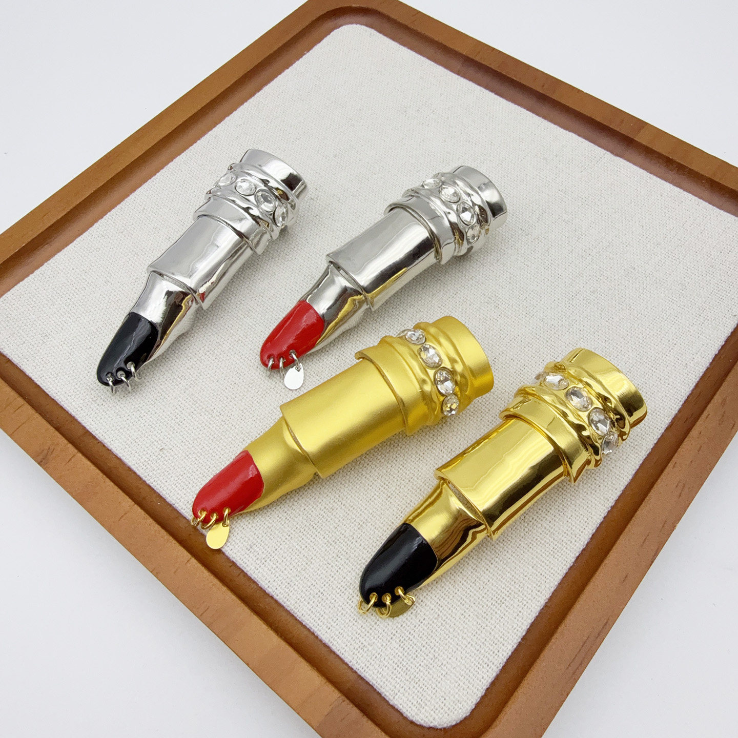 欧美小众个性夸张连指关节指环护甲黄铜复古vintage宫廷金色戒指