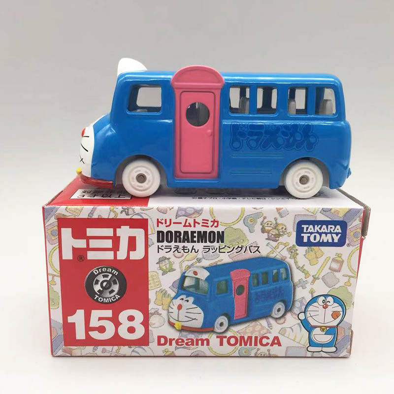 日本TOMY多美卡合金玩具TOMICA158号叮当机器猫多啦A梦50周年巴士