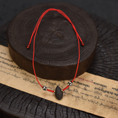 藏式 手编娘拉擦擦搭配3眼天珠锁骨链可以拉伸调节