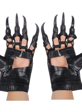 跨境货源万圣节狂欢舞会道具配饰cosplay装扮手套龙爪