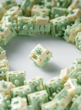 SOULCAT×SPM青苹果轴Green Apple机械键盘MX线性轴体脆响