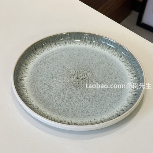 外贸捡漏菜家用新款牛排创意厅商用摆西餐盘子陶瓷餐具窑变釉 ins