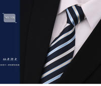 FIINHAAO tie men 10cm extended and widened large business formal wear, retro European style hand-stitched for wedding and work thumbnail 5