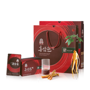 韩国正官庄6年根高丽参红参元力浓缩滋补营养礼送礼50ml*30包*2