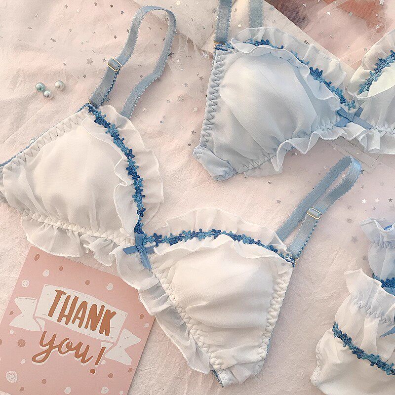 日系内衣小清新甜美薄款三角杯无钢圈文胸可爱蝴蝶结蕾丝少女性感,女士内衣/男士内衣/家居服,文胸,淘宝优惠券,粉丝福利购,淘宝优惠卷