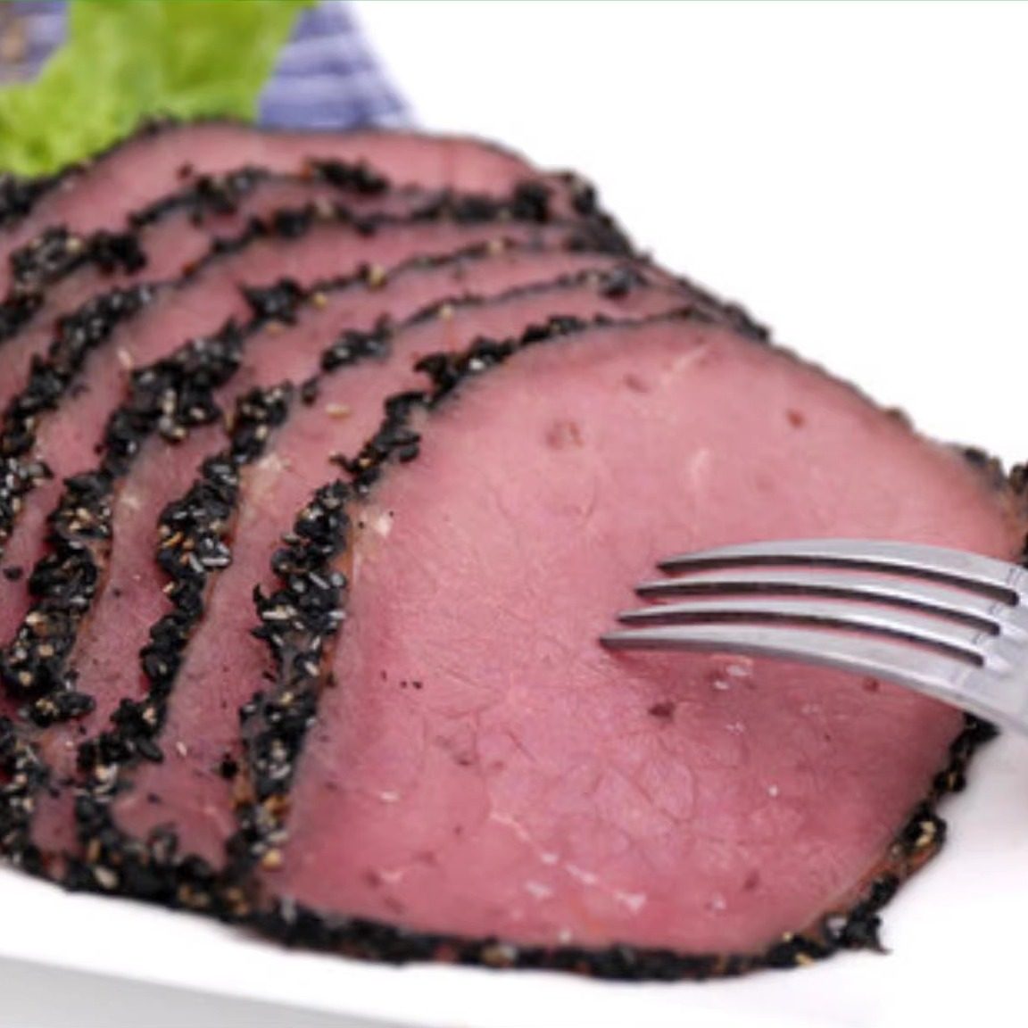 健士200g清真五香牛肉切片冷拼盘寿司沙拉黑椒熟食开袋即食