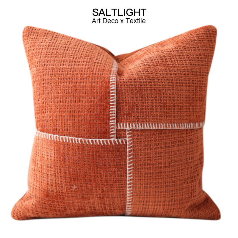 『自然之诗』简约现代手工编织抱枕贝壳绣工艺客厅沙发靠垫腰枕,居家布艺,靠垫/抱枕,淘宝优惠券,粉丝福利购,淘宝优惠卷