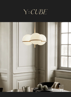 Y:CUBE丹麦进口ferm LIVING Era Chandelier北欧现代三头餐厅吊灯