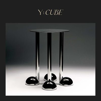 :YCUBE | the coming不锈钢简约艺术现代摆件礼物储物边几置物桶