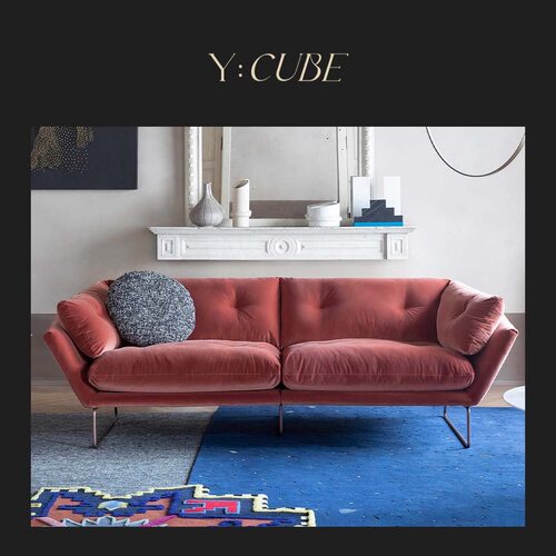 Y:CUBE意大利进口Saba New York Suite客厅书房卧室休闲舒适沙发