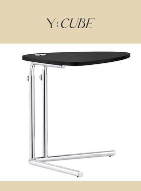 现货Y:CUBE德国进口Tecta K22包豪斯黑色客厅可升降咖啡桌子边几