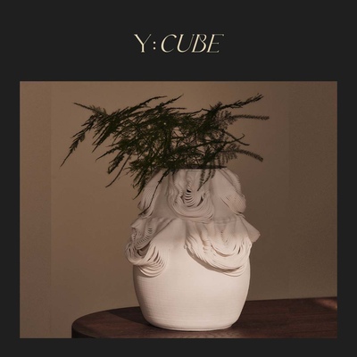 在途Y:CUBE丹麦进口fermLIVING Drisca客厅卧室石器礼物摆件花瓶