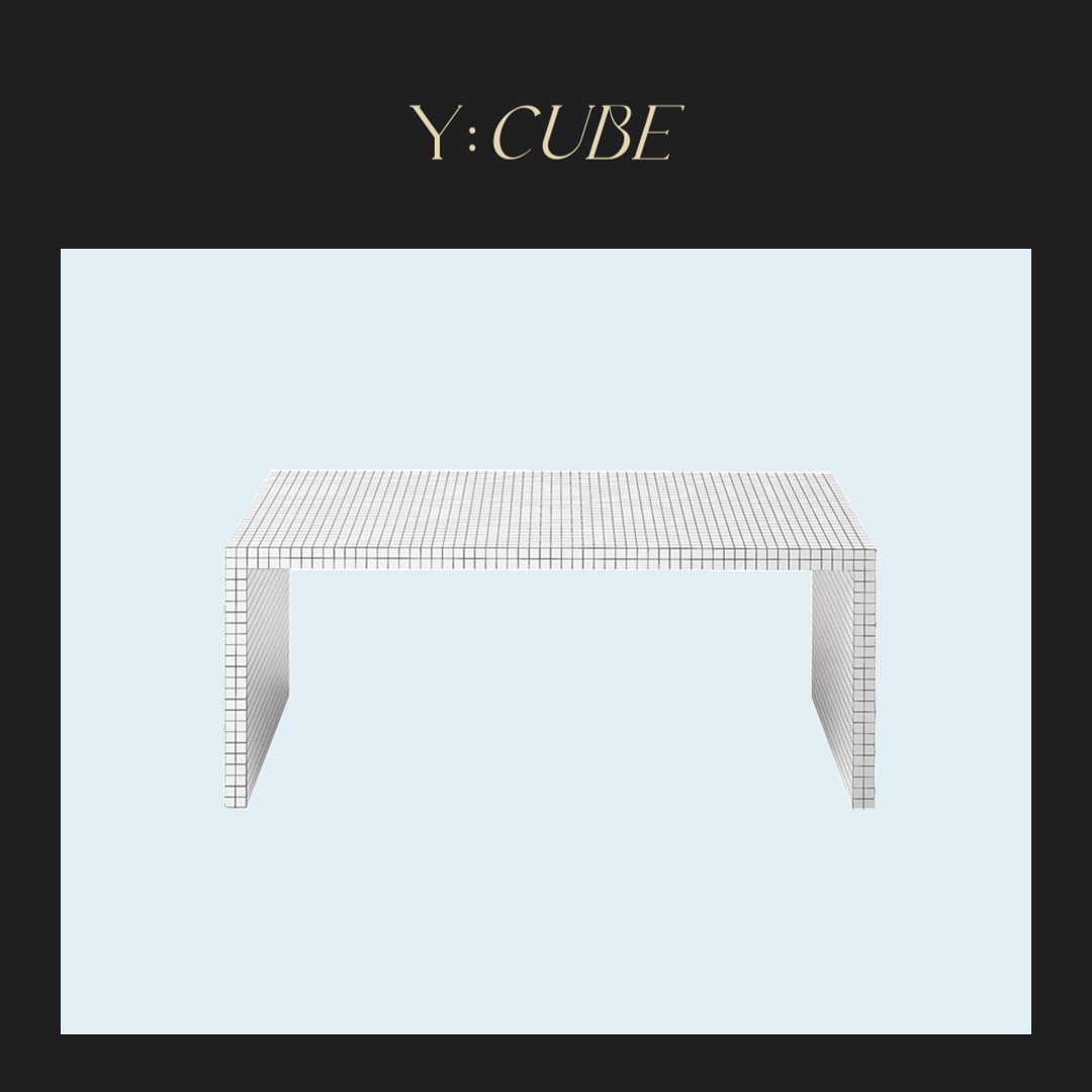 现货Y:CUEB意大利进口Zanotta Quaderna 710艺术方格长条桌子长凳