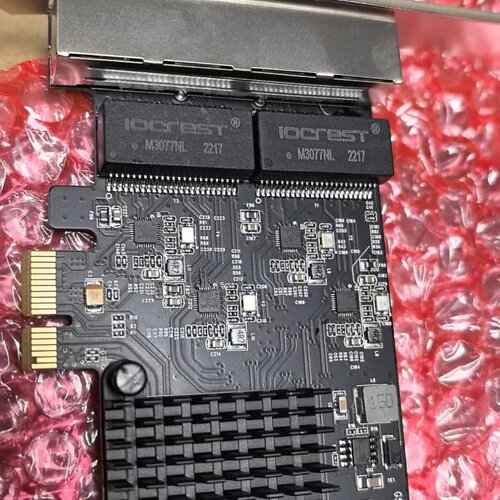 议价全新的乐扩PCE8111H-4GLAN四口千兆网卡。个人使用