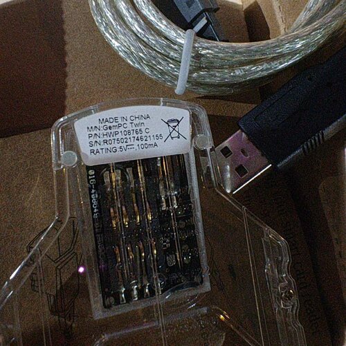 议价GemPC Twin读卡器模块 拆机件，带USB线，型号HW维修