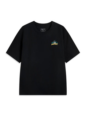 李宁 x英雄联盟短袖T恤男女同款25夏季电竞风宽松运动上衣AHSV153