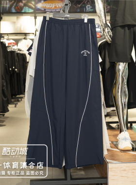 李宁运动裤女子2026秋季新款冰肤透气凉感宽松休闲长裤AYKW564