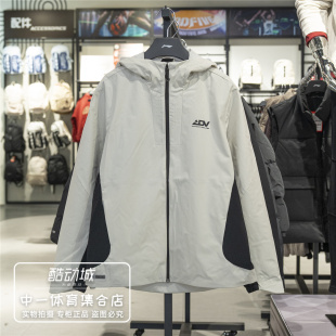 李宁外套男子2026春季 反光防风防泼水宽松软壳外套AFDW385 新款