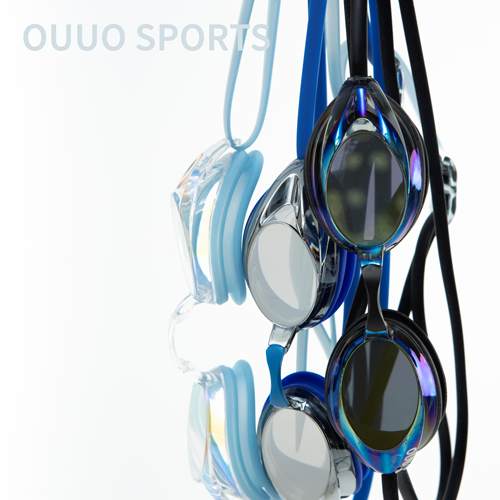 OUUOSPORTS泳镜防水防雾镀膜高清专业竞速游泳眼镜