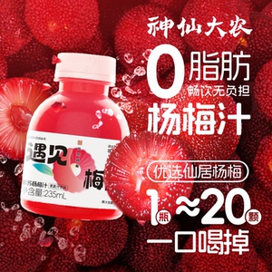神仙大农40%果汁NFC杨梅汁6瓶装