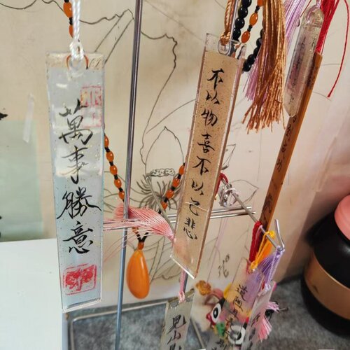硅胶滴胶古风书签长条模具