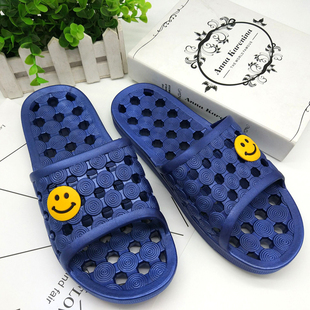 防滑家居室内漏水浴室男拖鞋 防滑拖鞋 情侣镂空洞洞鞋 新款 男女夏季
