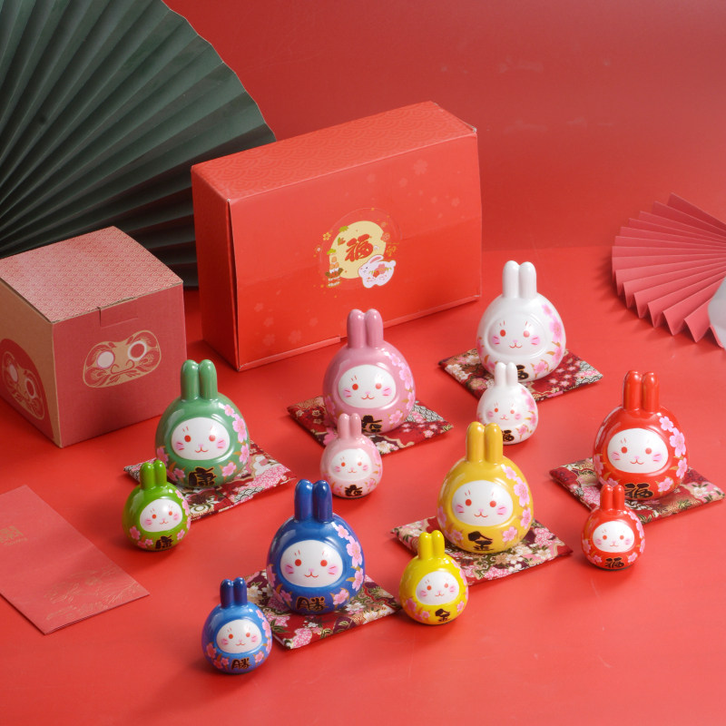 张家大院陶瓷兔爷兔年吉祥物