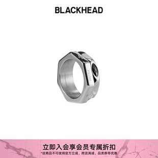 【王鹤棣同款】BLACKHEAD/黑头出逃舞会系列双层文字旋转戒指男