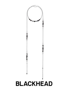 BLACKHEAD/黑头新月骑士系列守护铃长毛衣链原创设计新年
