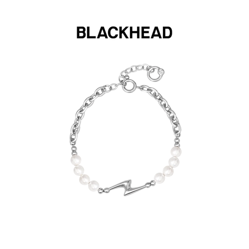 BLACKHEAD闪电仿珍珠拼接手链