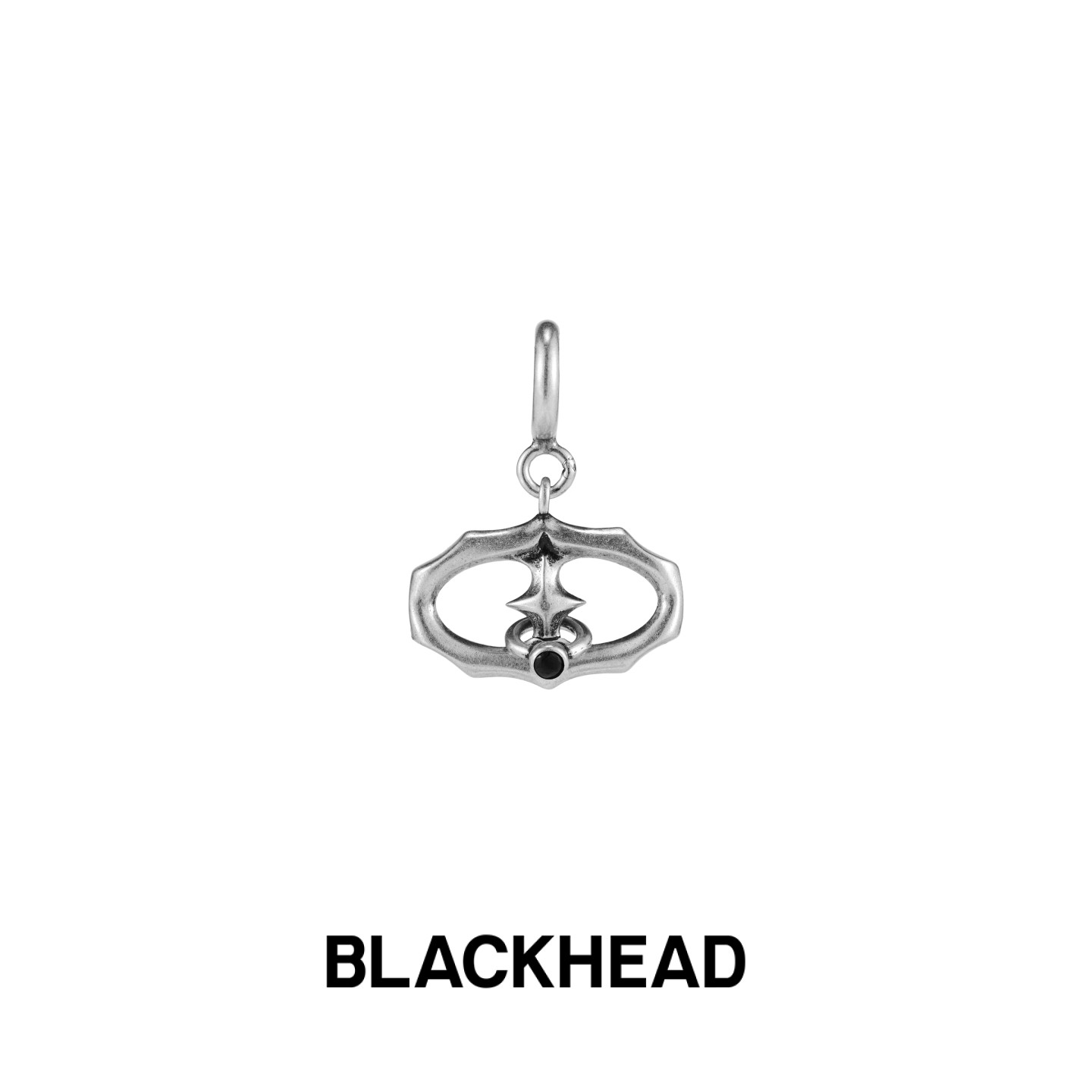 BLACKHEAD/黑头新款疣猪鼻吊坠夜猫爪黑玛瑙吊坠小狐狸皇冠吊坠