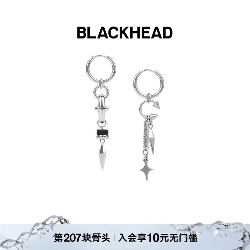 blackhead316L钢、软陶吊坠耳钉图片