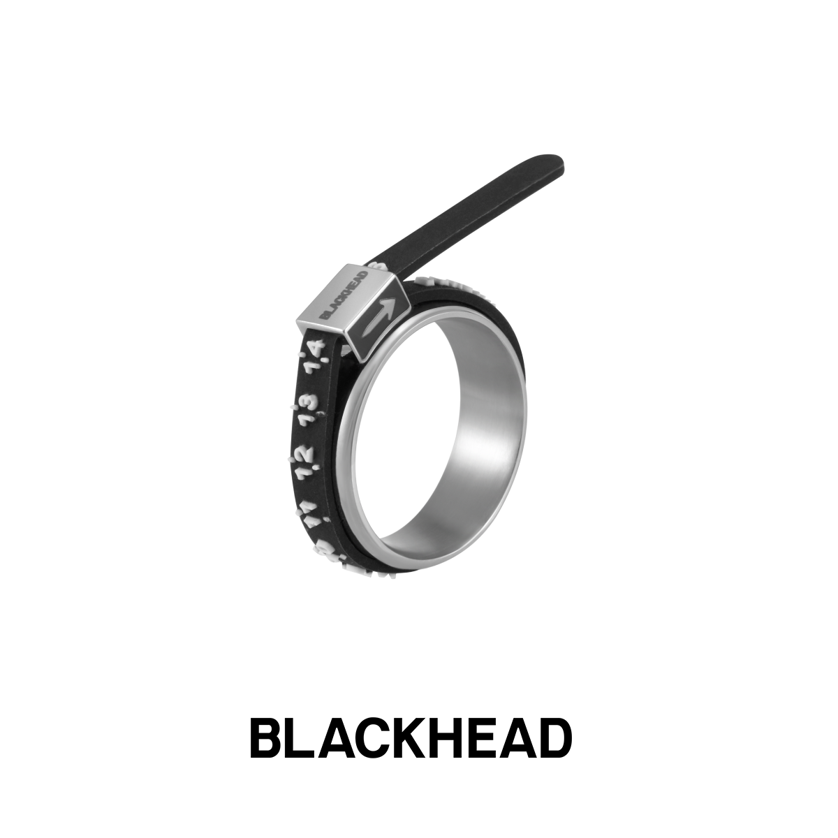 BLACKHEAD指围测量带装饰戒指