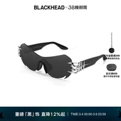 黑头＆THE BLACKHEAD OWNER联名无边框墨镜太阳镜 周深同款