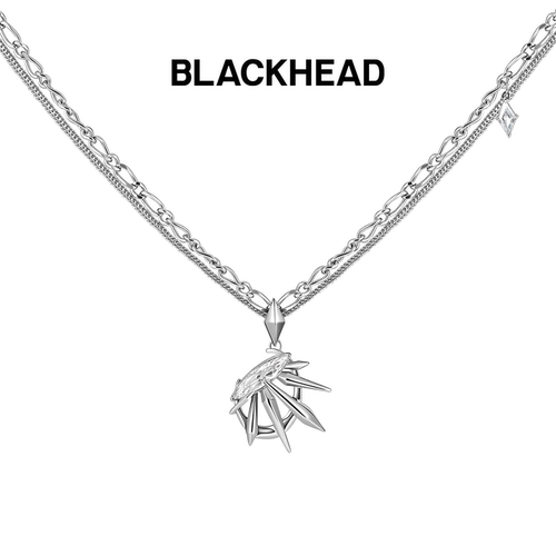 BLACKHEAD马眼锆光棱链吊坠款