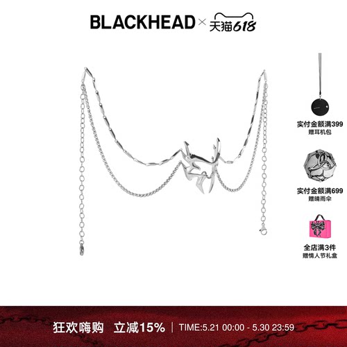 BLACKHEAD立体造型面饰鼻饰